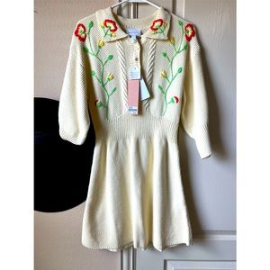 Alice McCall Day Lily Sweater Dress NWT Large / US Sz 8